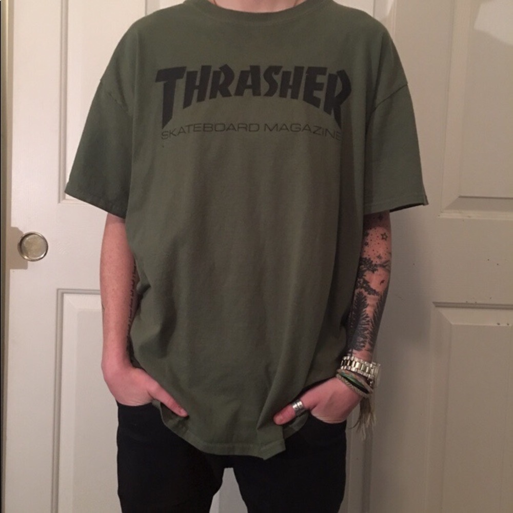 thrasher magazine skateboard t-shirt
